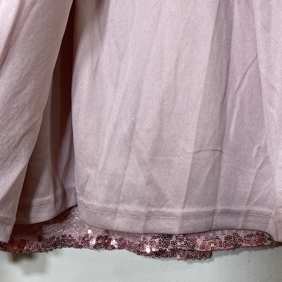 NWOT. Lulus Spotlights Shining Pink Sequin Maxi Skirt Size-XL. - Picture 10 of 13
